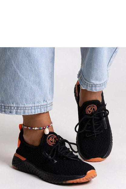   Czarne materiałowe sneakersy damskie CROSS JEANS - Solea 
