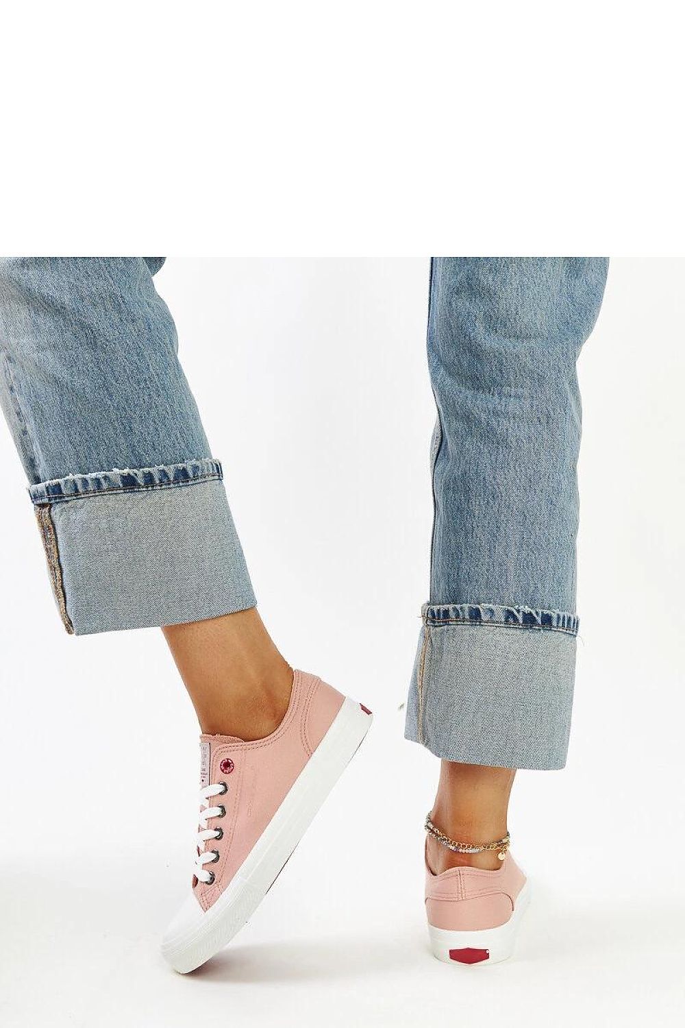   Różowe damskie trampki CROSS JEANS - Solea 
