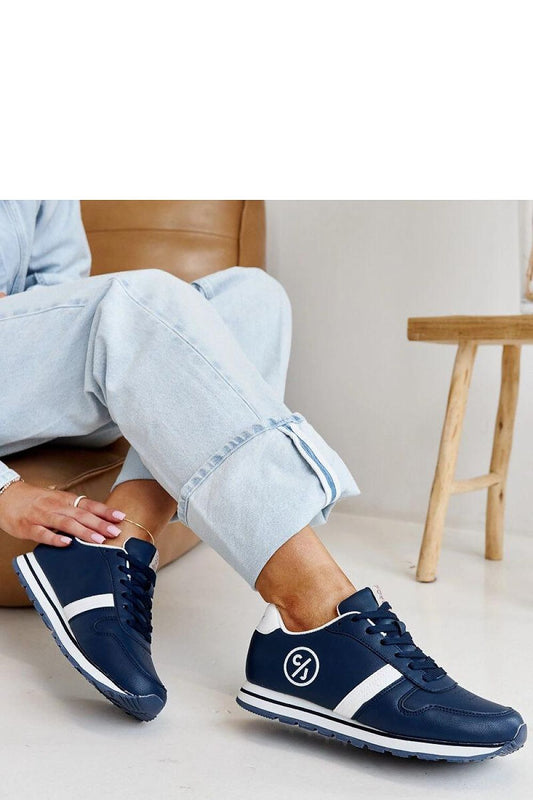   Granatowe sneakersy damskie CROSS JEANS - Solea 