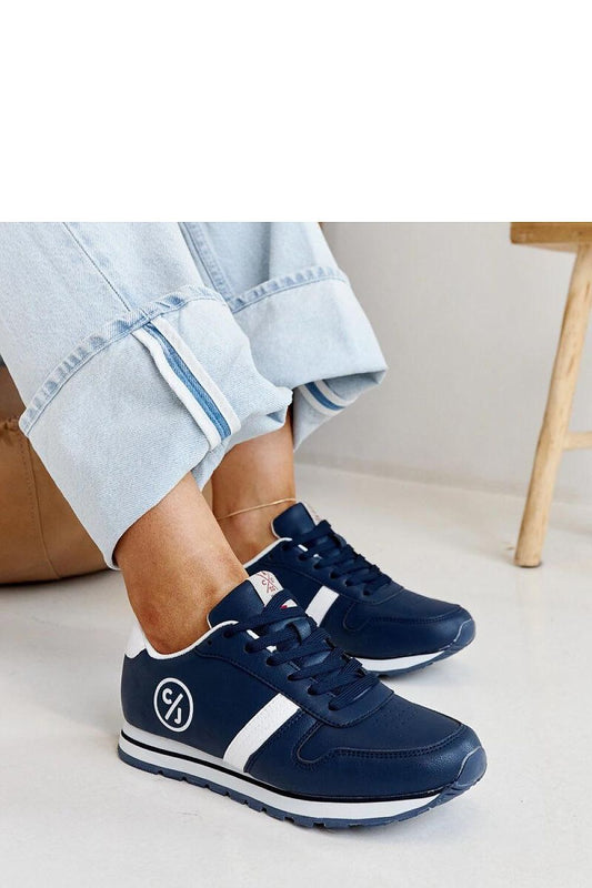   Granatowe sneakersy damskie CROSS JEANS - Solea 