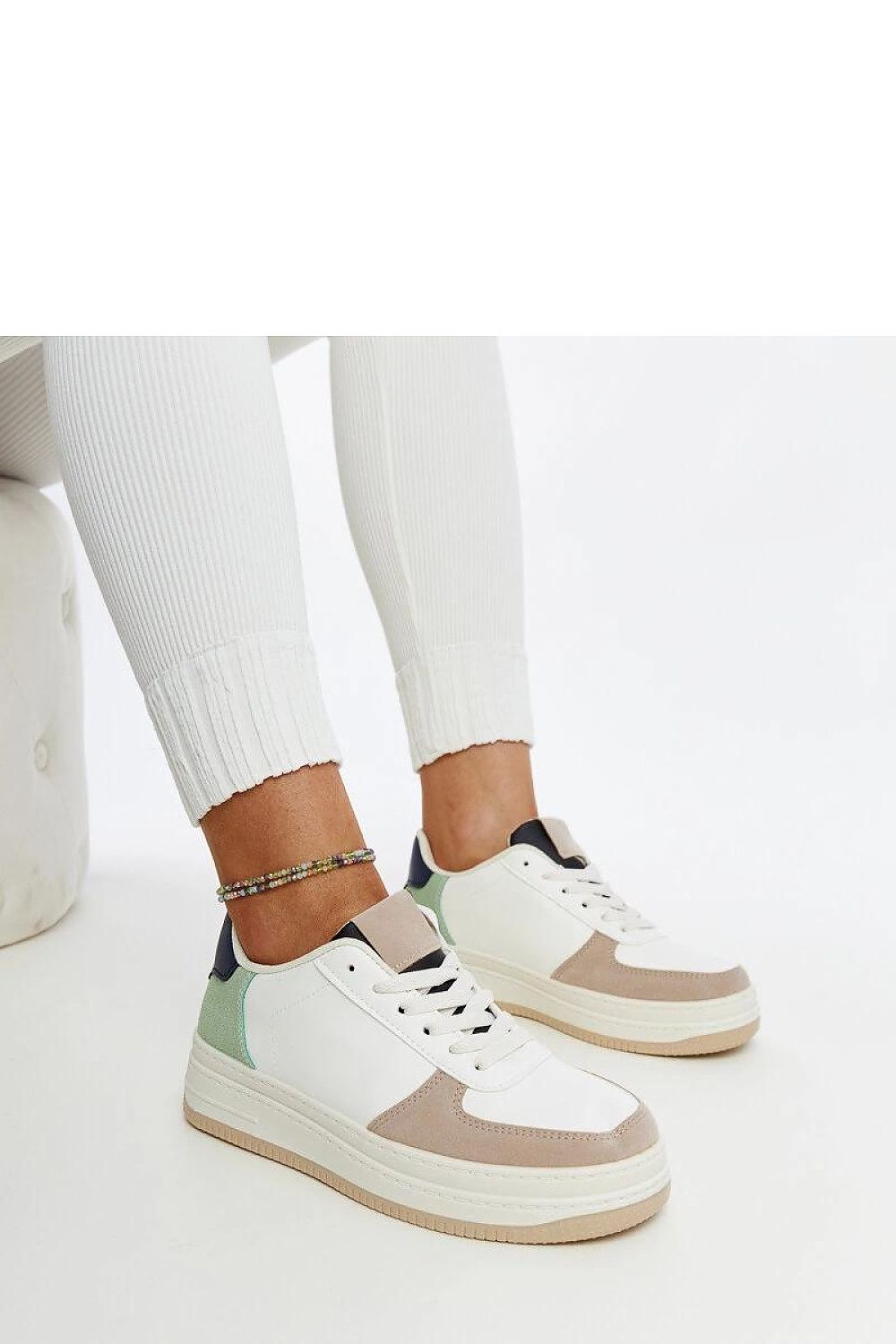   Wielokolorowe sneakersy na platformie Cvita - Solea 