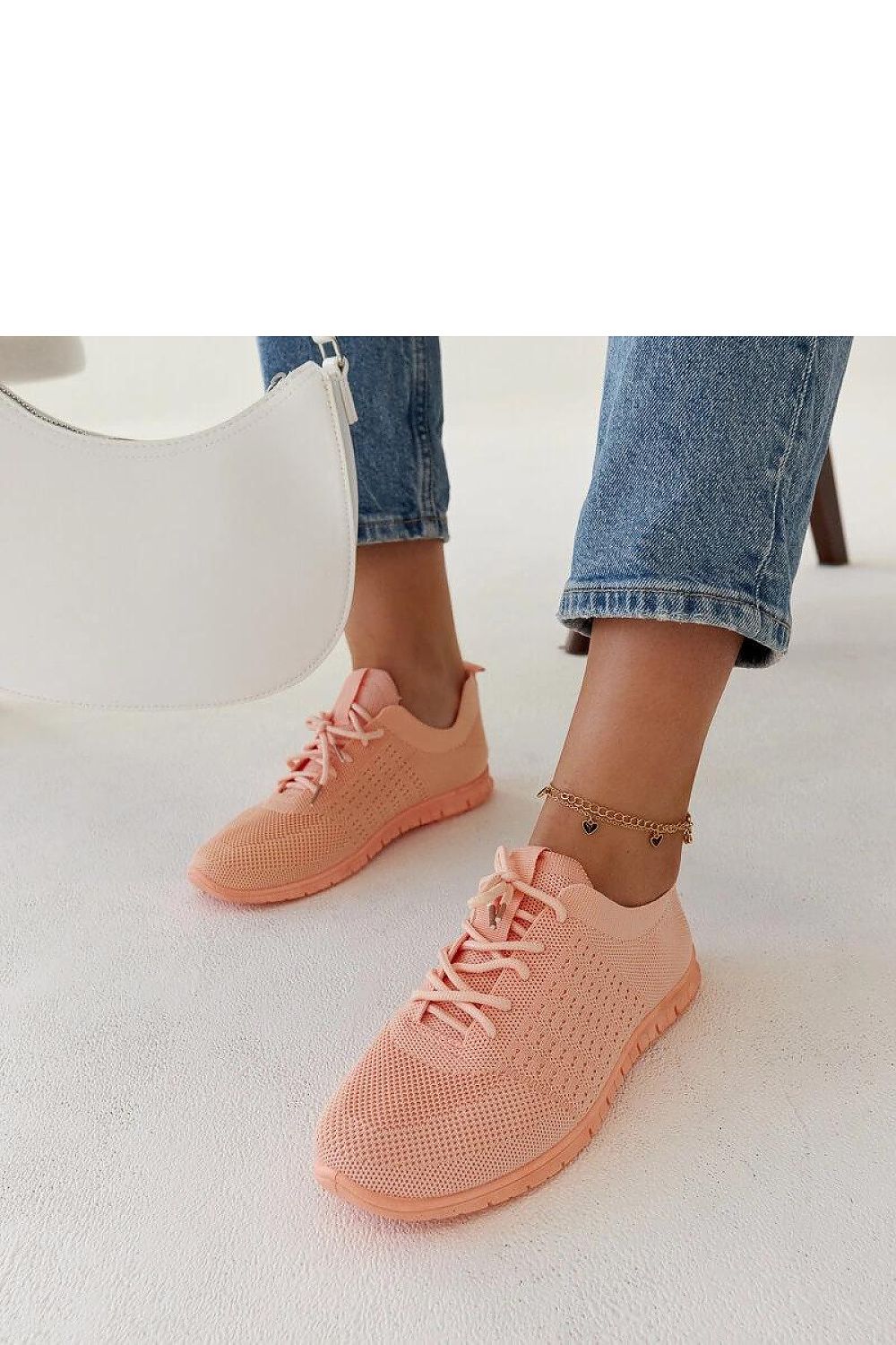   Różowe materiałowe sneakersy Mairago - Solea 