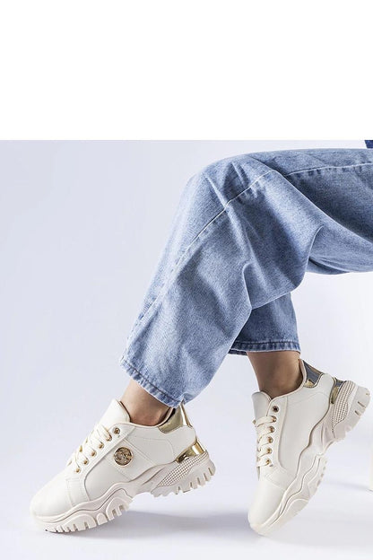   Beżowe sneakersy na masywnej podeszwie Arpaia - Solea 