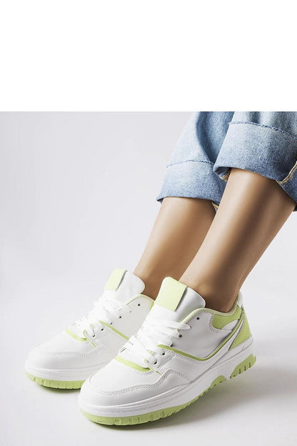   Biało-zielone sneakersy Barrette - Solea 