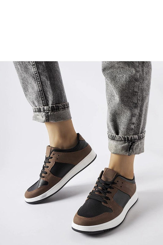   Brązowo-czarne sneakersy Jacqueline - Solea 