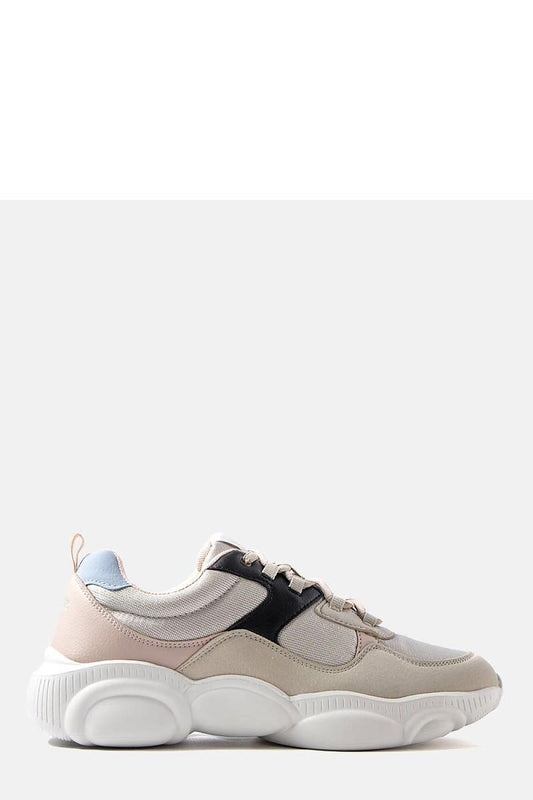   Beżowe buty sportowe damskie Lee Cooper LCWL-20-39-031 - Solea 