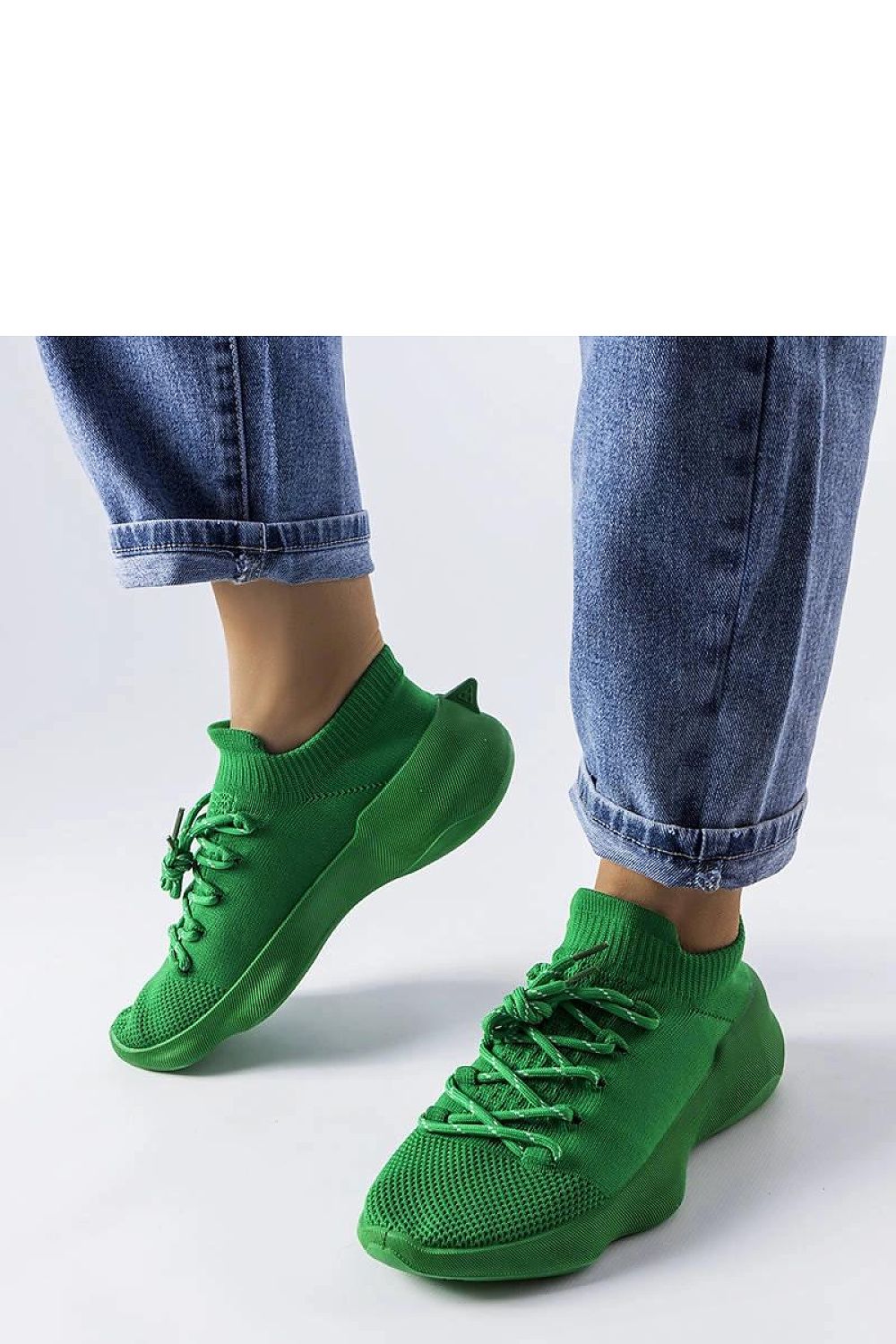   Zielone materiałowe sneakersy Côté - Solea 