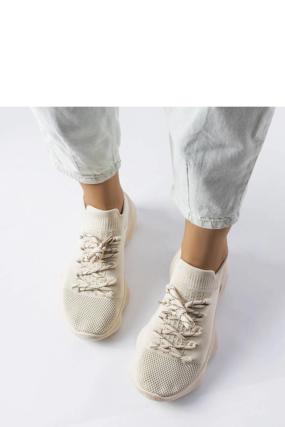   Beżowe buty sportowe damskie Côté - Solea 