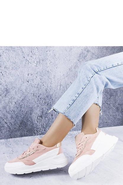   Różowe sneakersy z eko-zamszu Dupuis - Solea 