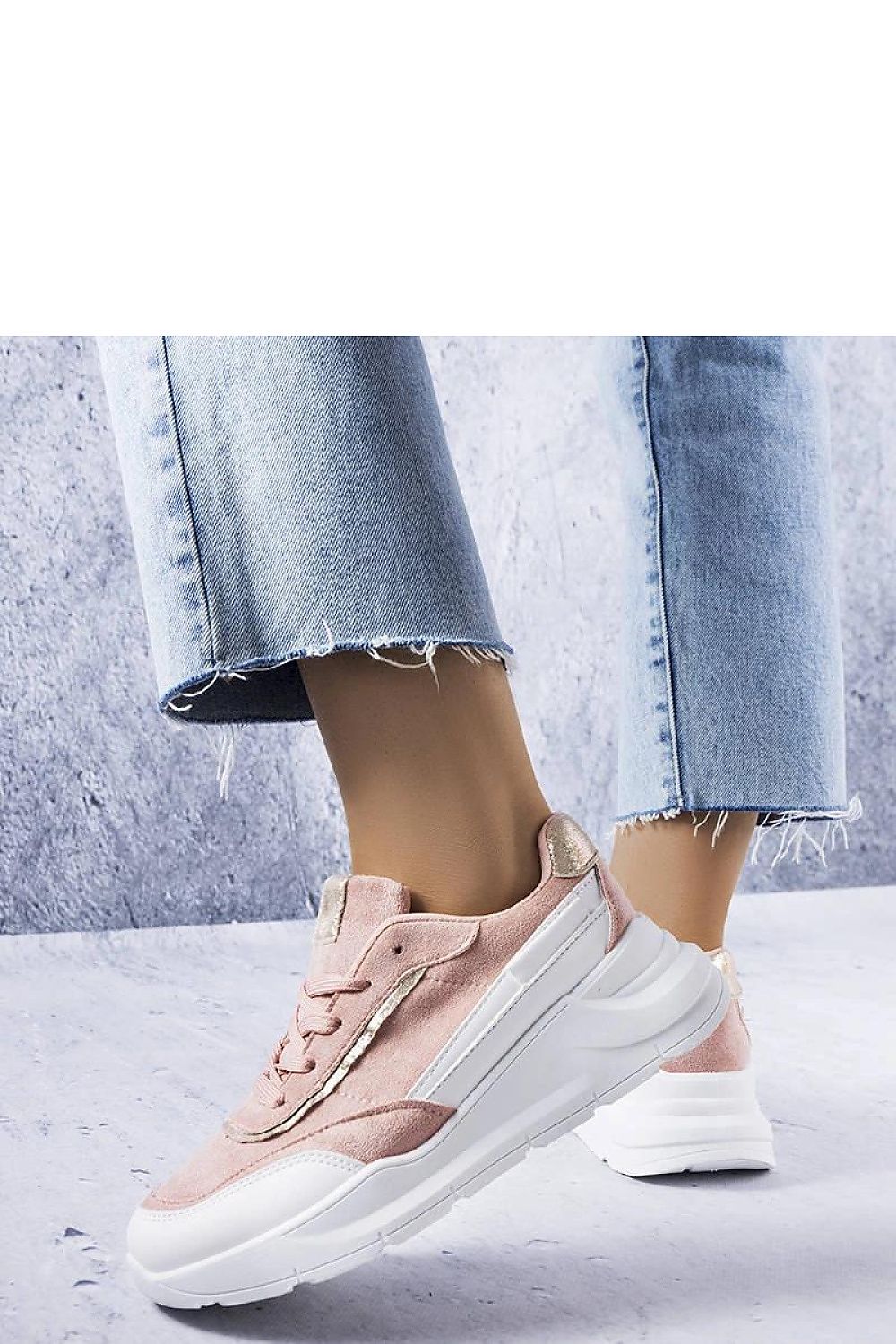   Różowe sneakersy z eko-zamszu Dupuis - Solea 
