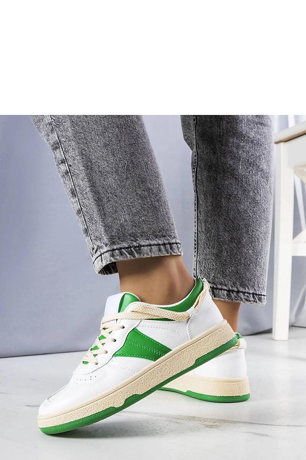   Zielone damskie sneakersy Marcella - Solea 