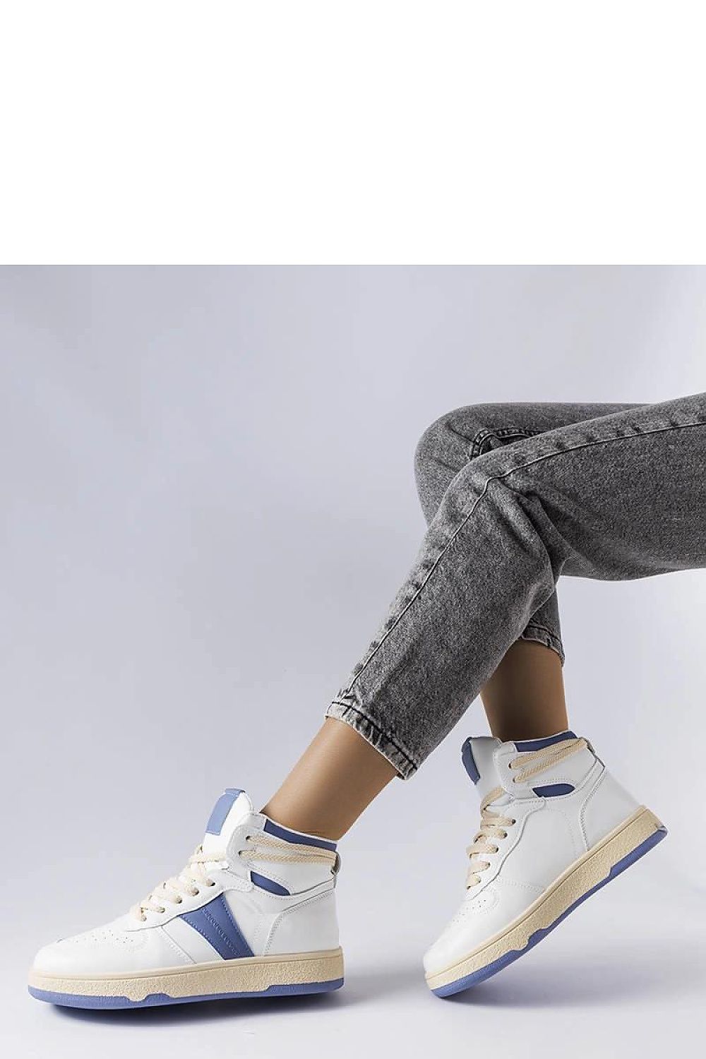   Niebieskie sneakersy za kostkę Robin - Solea 