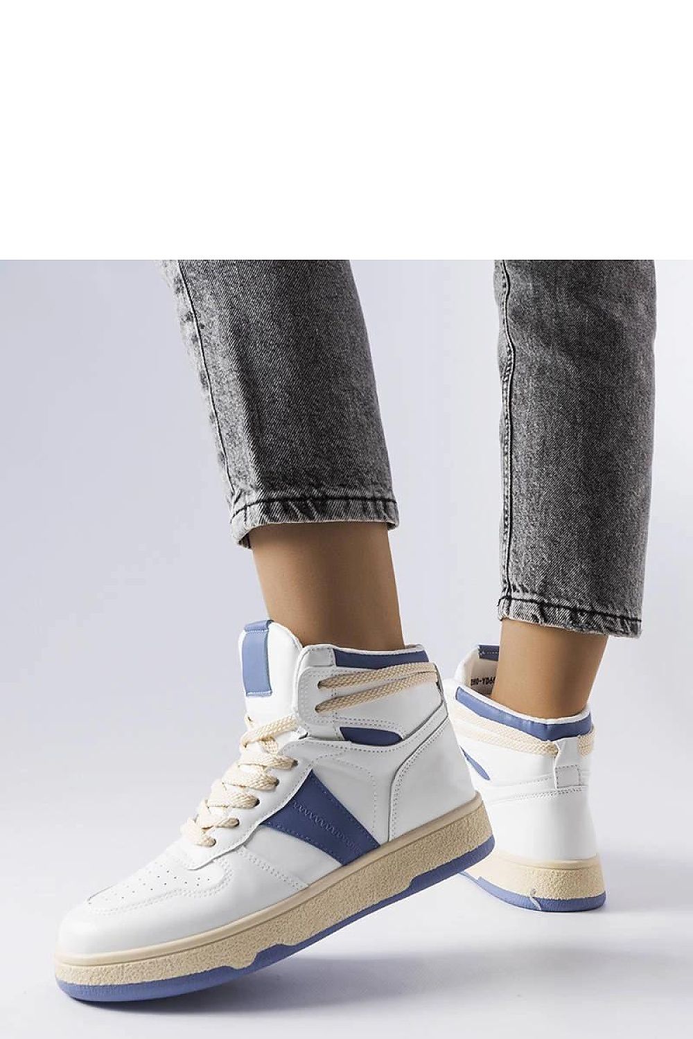   Niebieskie sneakersy za kostkę Robin - Solea 