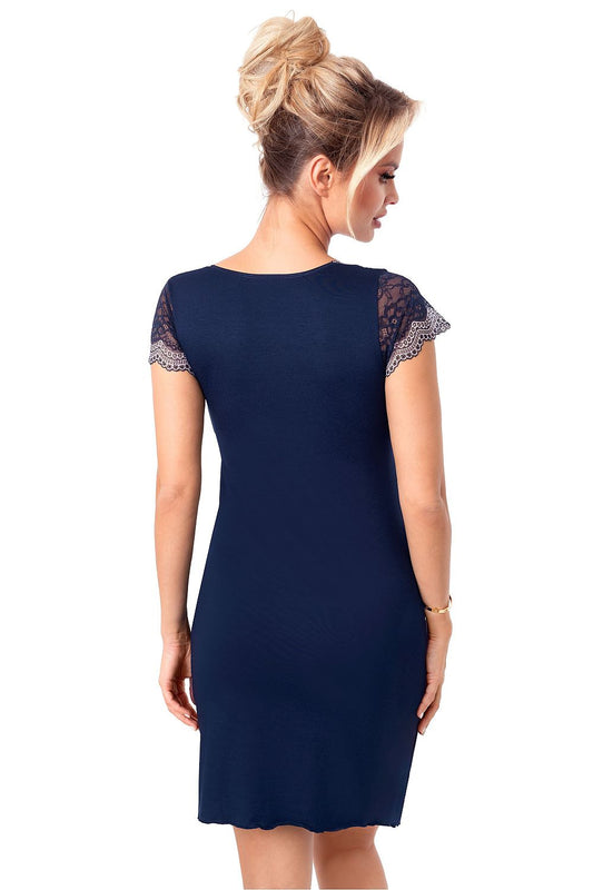  Koszulka nocna Koszula Nocna Model Olimpia Dark Blue - Donna 