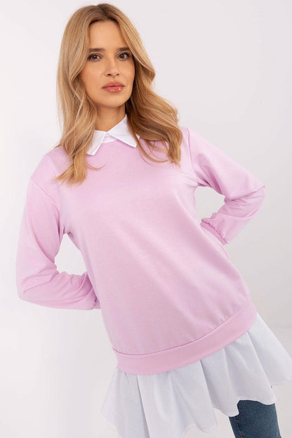   Bluzka Model MI-BZ-A5997.49 Light Violet - Italy Moda 
