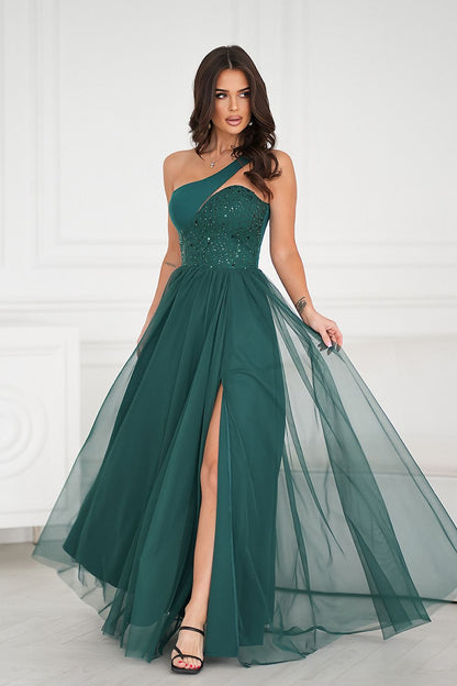  Sukienka Model 323-13 Bottle Green - Bicotone 