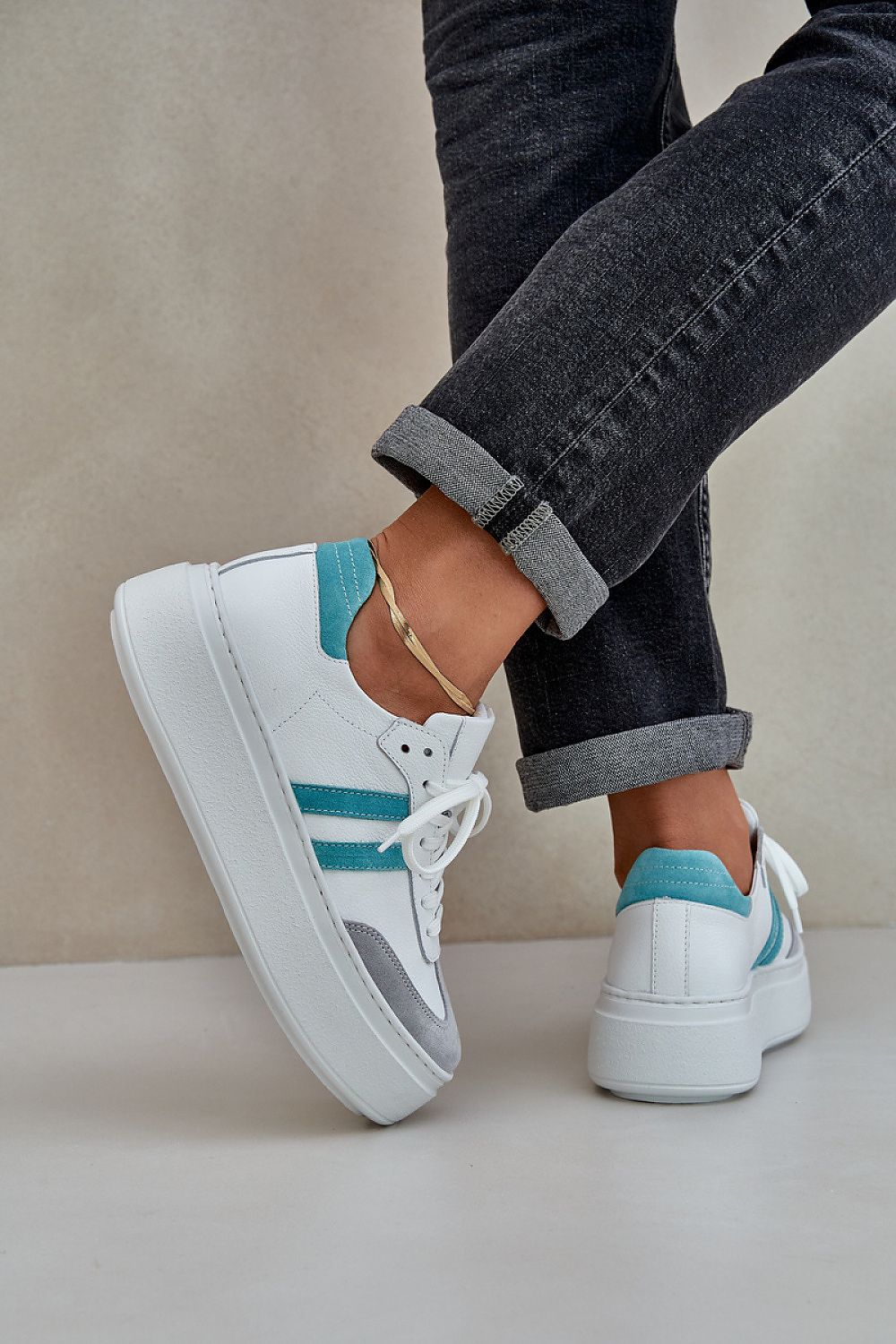   Buty Sportowe Model Zazoo N1068S8 White - Step in style 