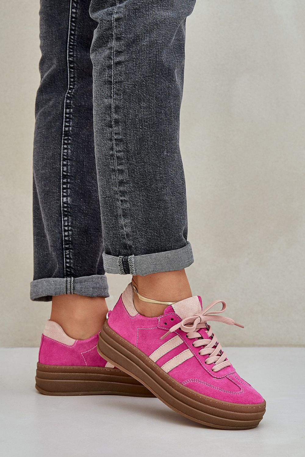   Buty Sportowe Model Zazoo N1068S4 Fuksja - Step in style 