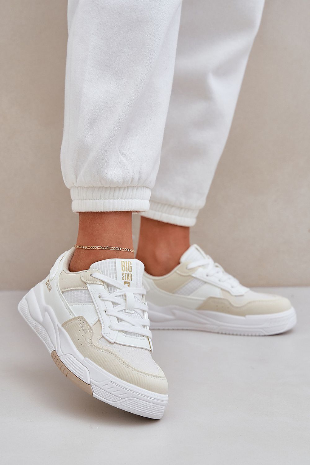   Buty Sportowe Model Big Star OO274A155 White/Beige - Step in style 