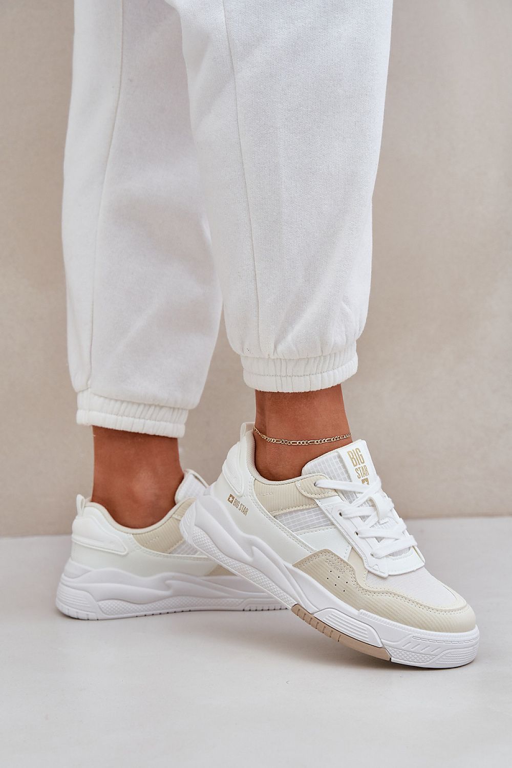   Buty Sportowe Model Big Star OO274A155 White/Beige - Step in style 