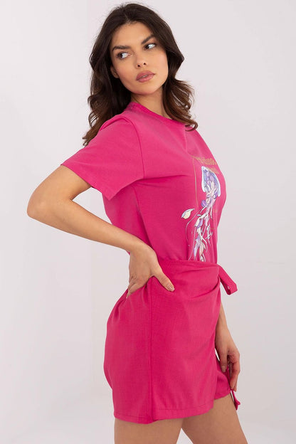   Tshirt Damski Model CLM-BZ-0020.75 Fuksja - Factory Price 