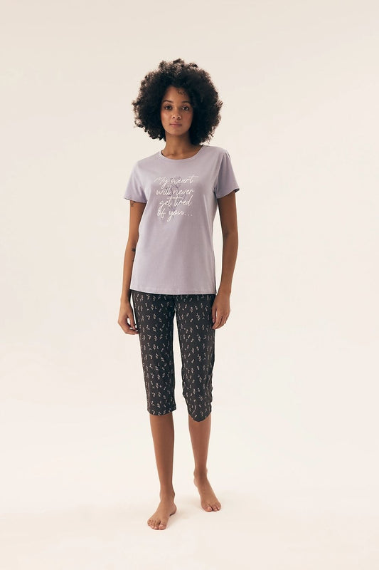  Piżama Damska Model Naturaleza 42658-04X Lawenda/Violet - Henderson 