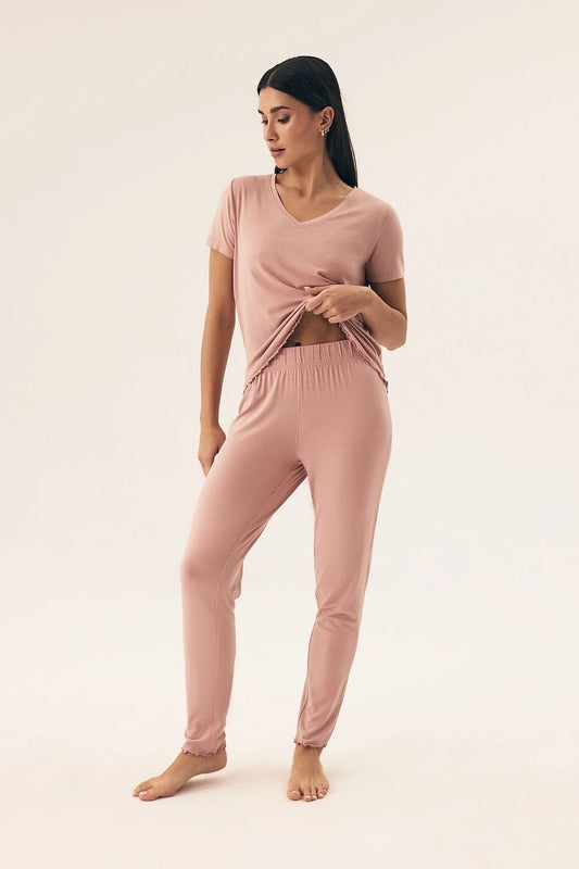  Piżama Damska Model Noves 42680-08X Beige/Dirty Pink - Henderson 