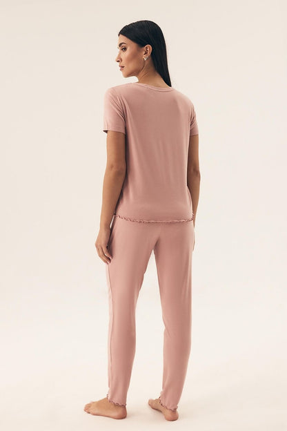  Piżama Damska Model Noves 42680-08X Beige/Dirty Pink - Henderson 