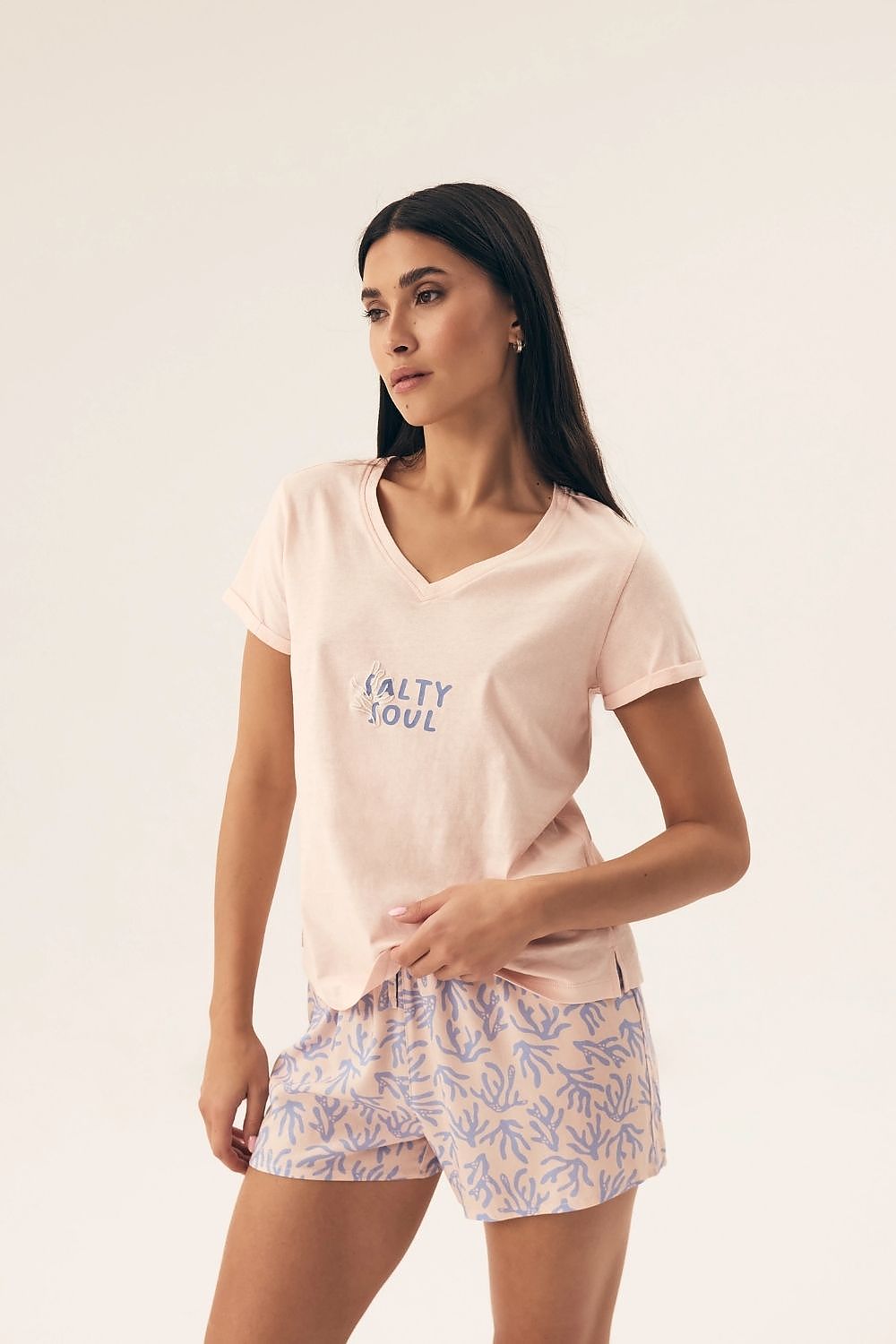  Piżama Damska Model Nadar 42669-24X Pink/Blue - Henderson 
