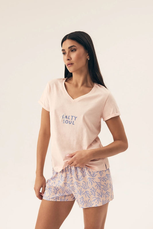 Piżama Damska Model Nadar 42669-24X Pink/Blue - Henderson 