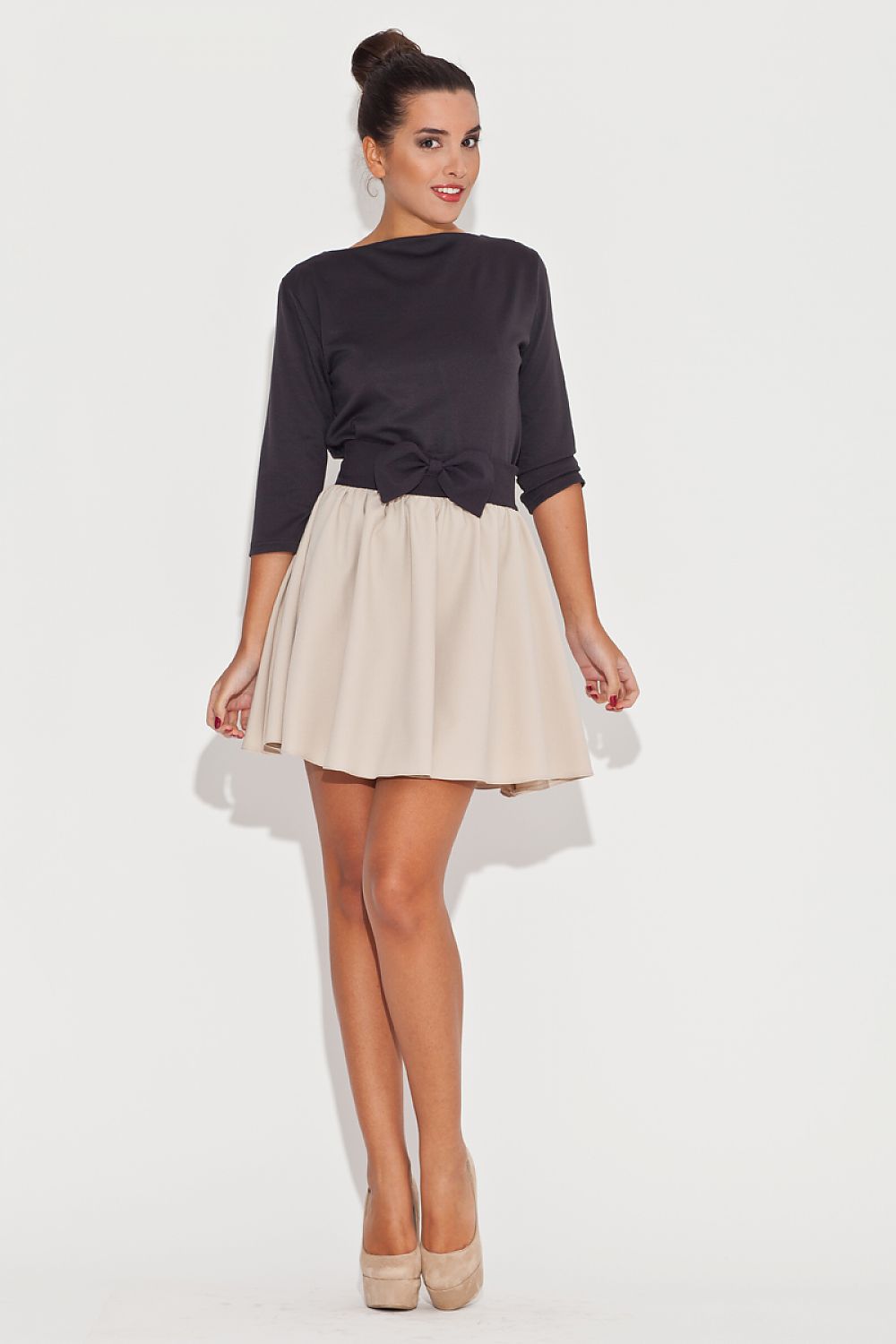 Spódnica Model K056 Black - Katrus 