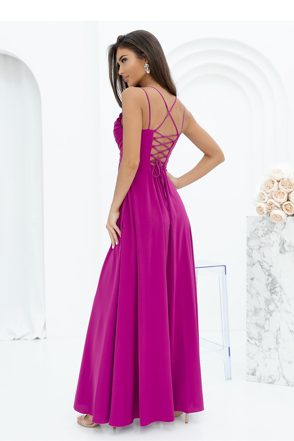 Sukienka Model Valeria 001170. Magenta - With You 