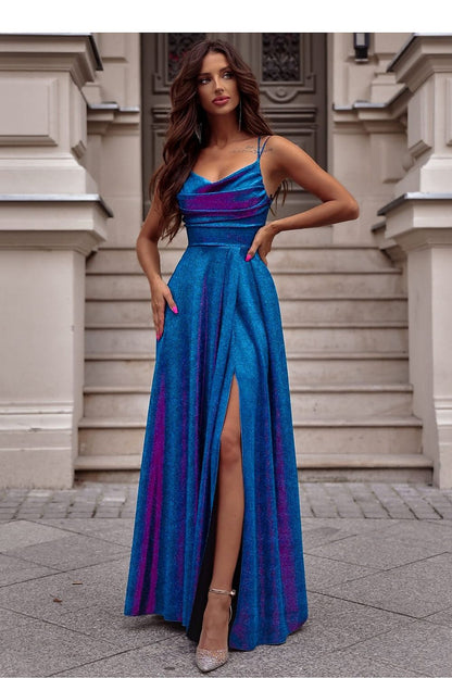  Sukienka Model Valeria Lux 001171. Turkus/Amarant - With You 
