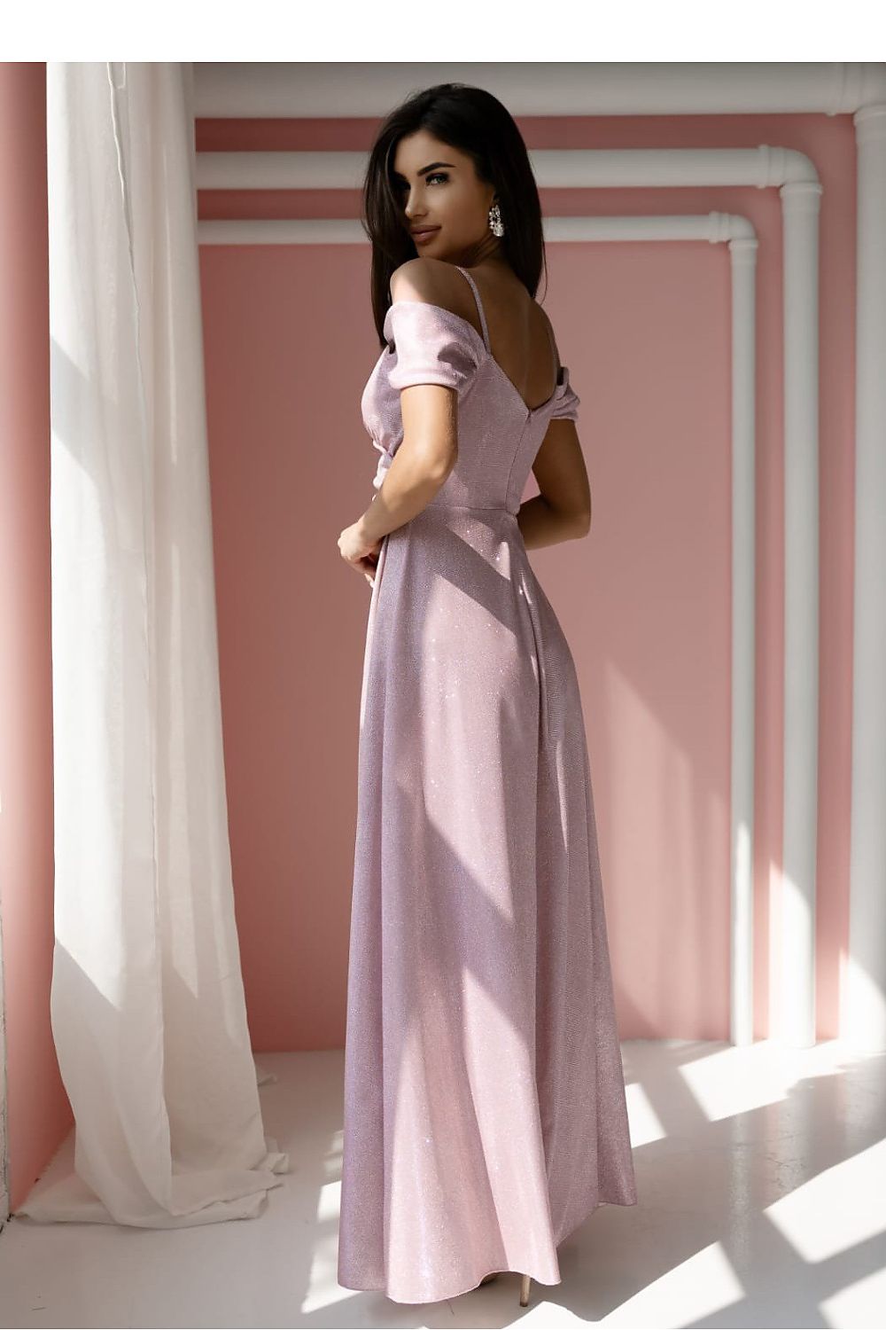  Sukienka Model Walentina Lux 001117. Dirty Pink - With You 
