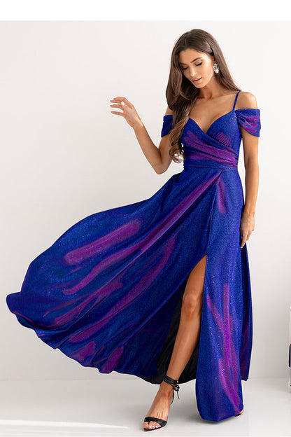  Sukienka Model Walentina Lux 001117. Chaber/Amarant - With You 