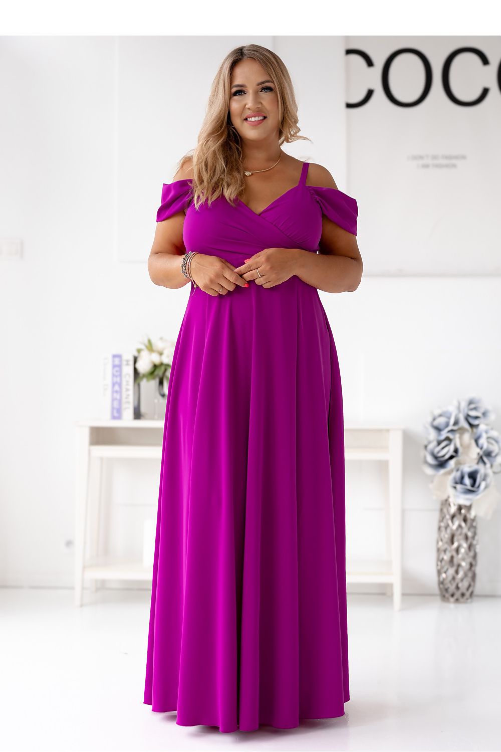  Sukienka Model Walentina 0011171. Magenta - With You 
