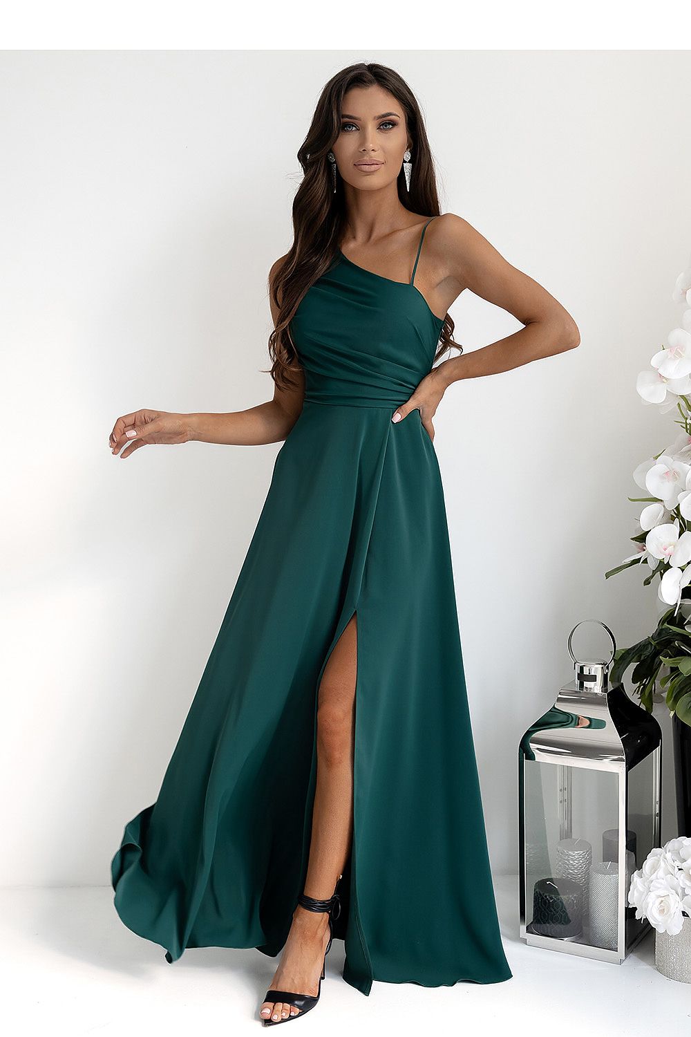  Sukienka Model Monako 001420. Bottle Green - With You 