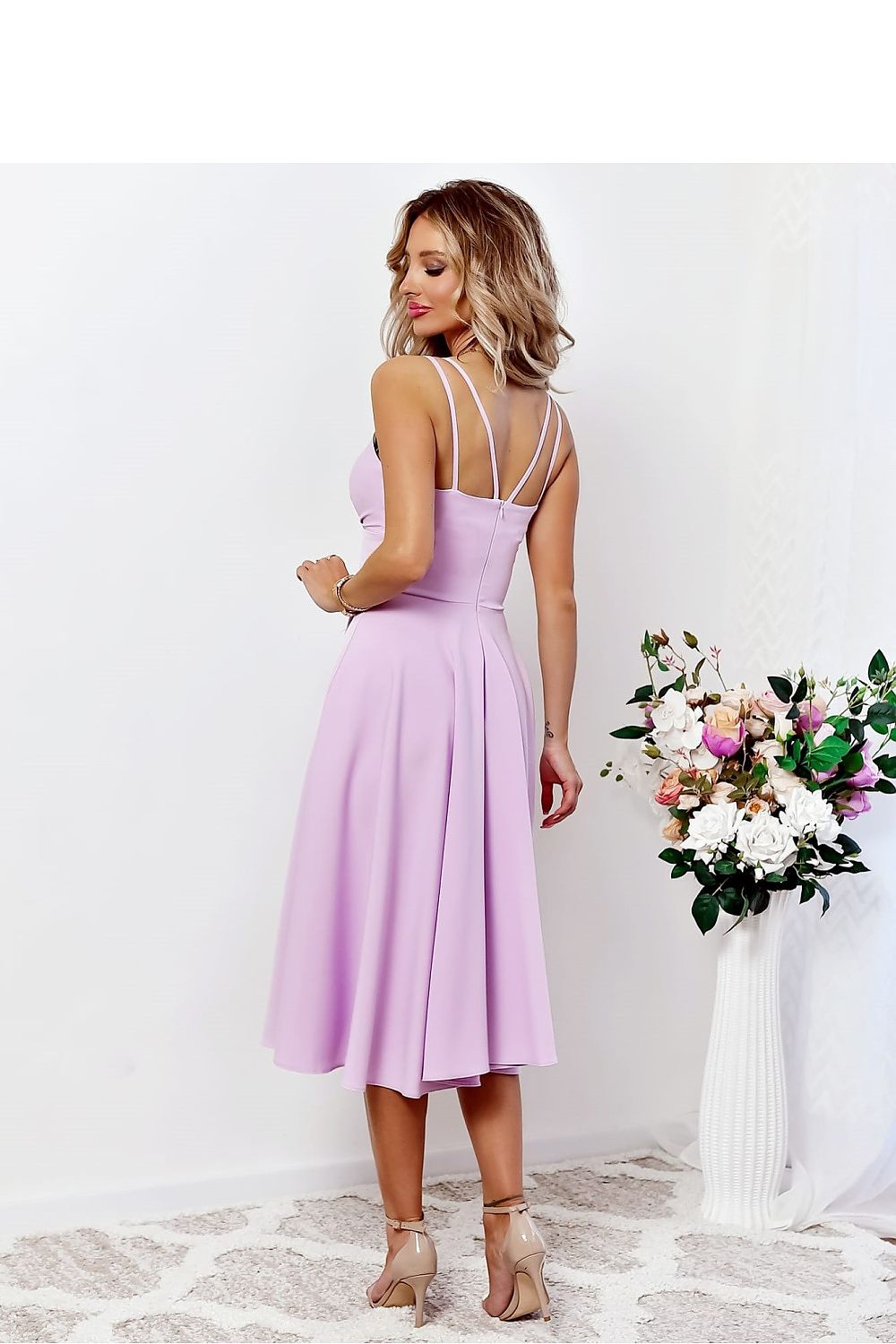  Sukienka Model Tifani 7/8 001140. Lila - With You 