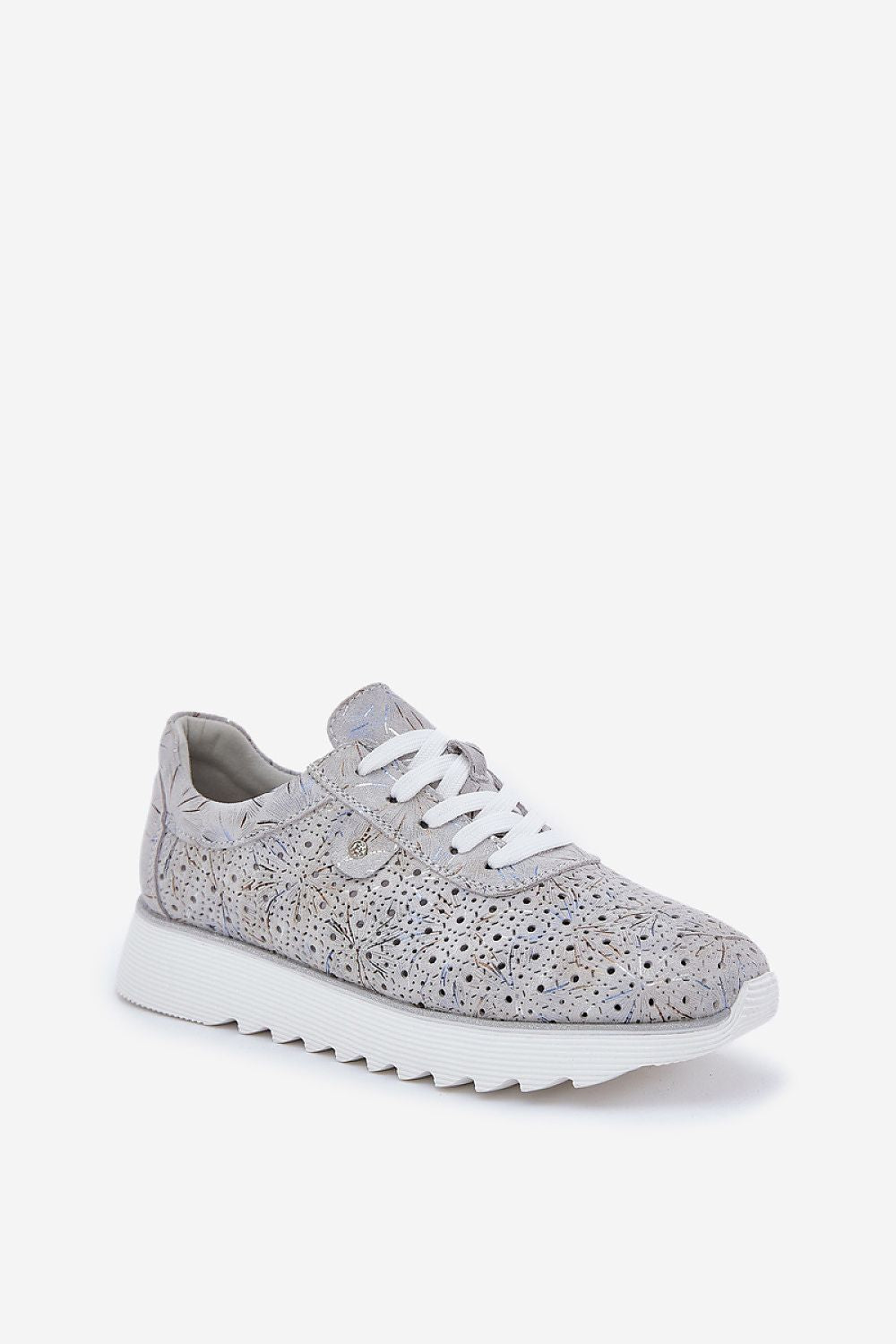   Buty Sportowe Model DA LR51-635 Silver - Step in style 