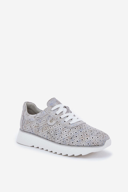   Buty Sportowe Model DA LR51-635 Silver - Step in style 