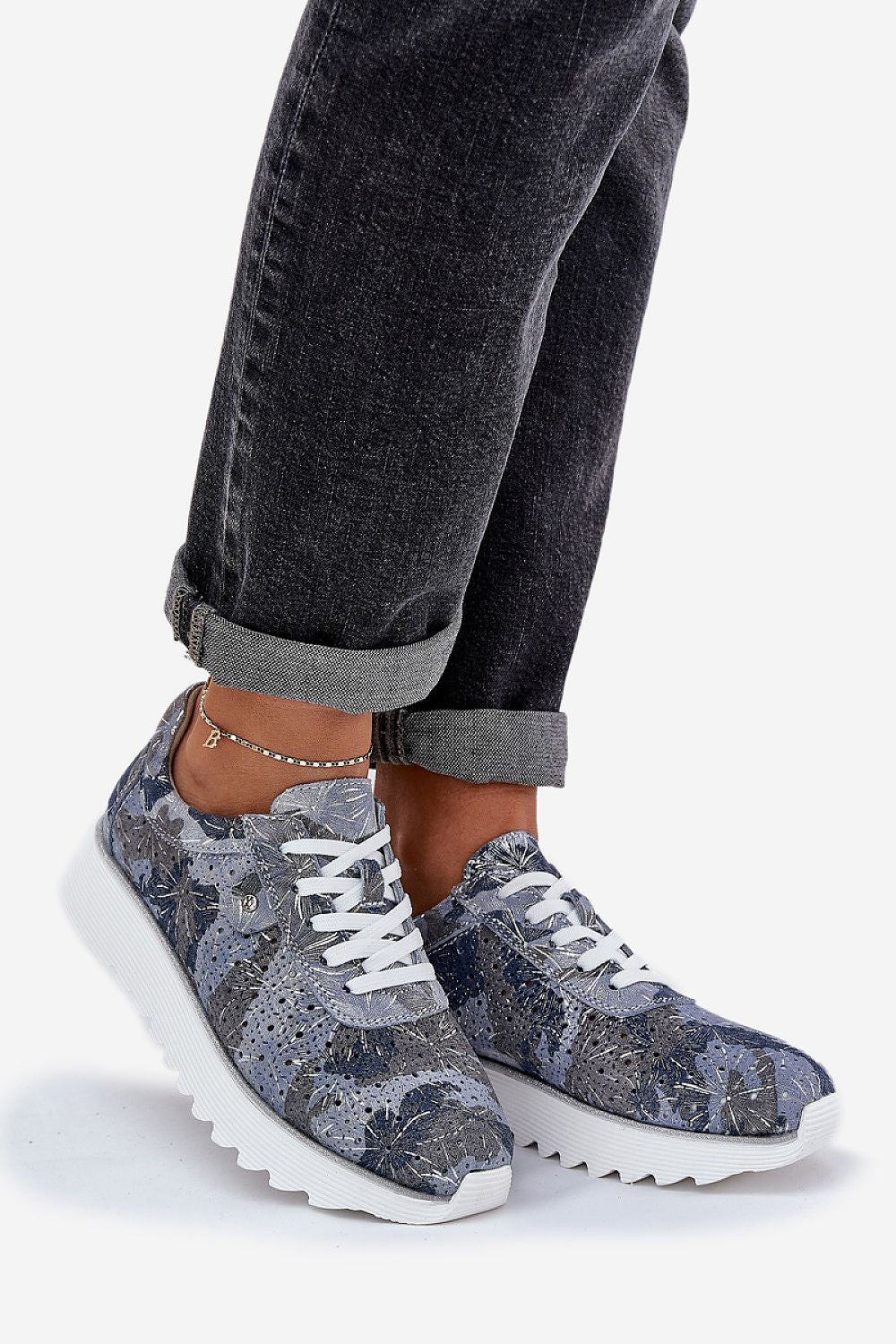   Buty Sportowe Model DA LR51-635 Blue - Step in style 