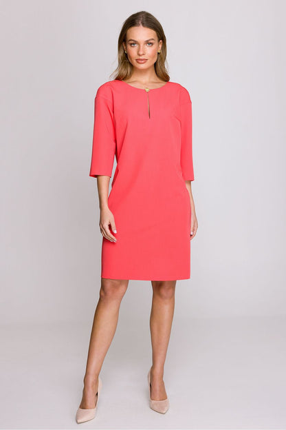  Sukienka Model S394 Coral - Stylove 