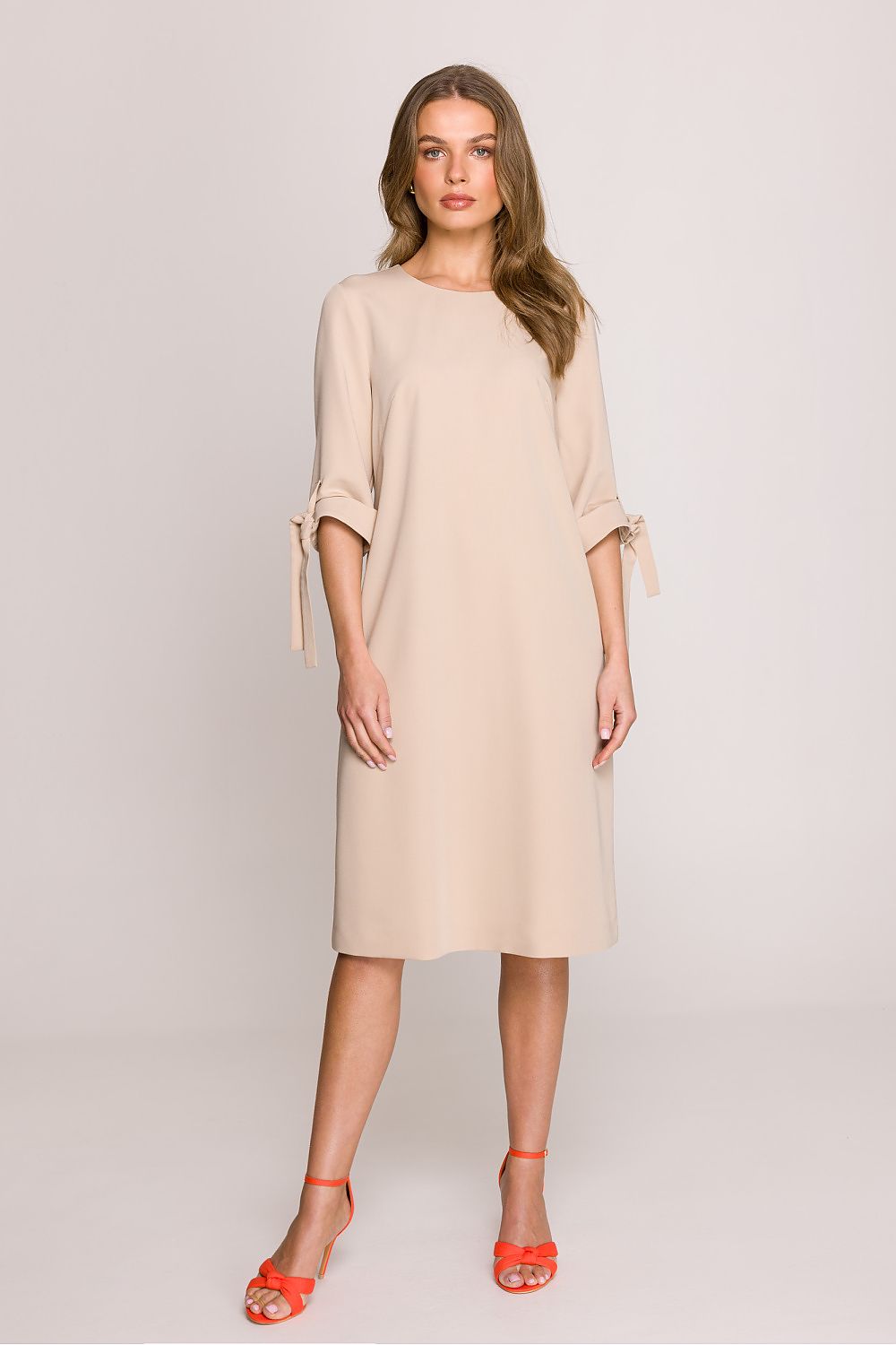  Sukienka Model S393 Beige - Stylove 