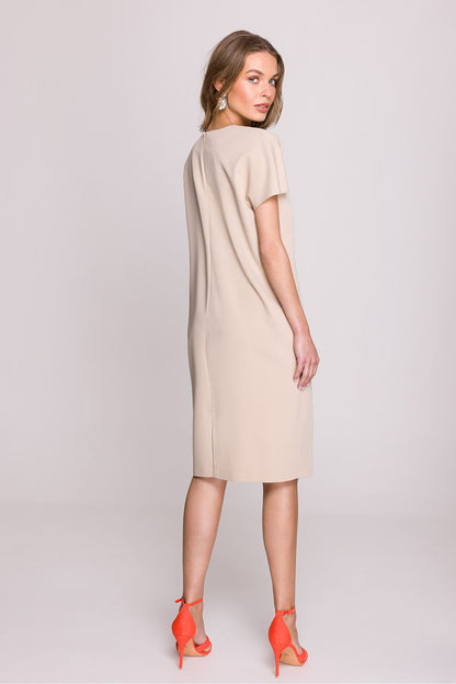  Sukienka Model S392 Beige - Stylove 