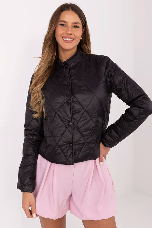   Kurtka Damska Model MI-KR-88366.73P Black - Italy Moda 