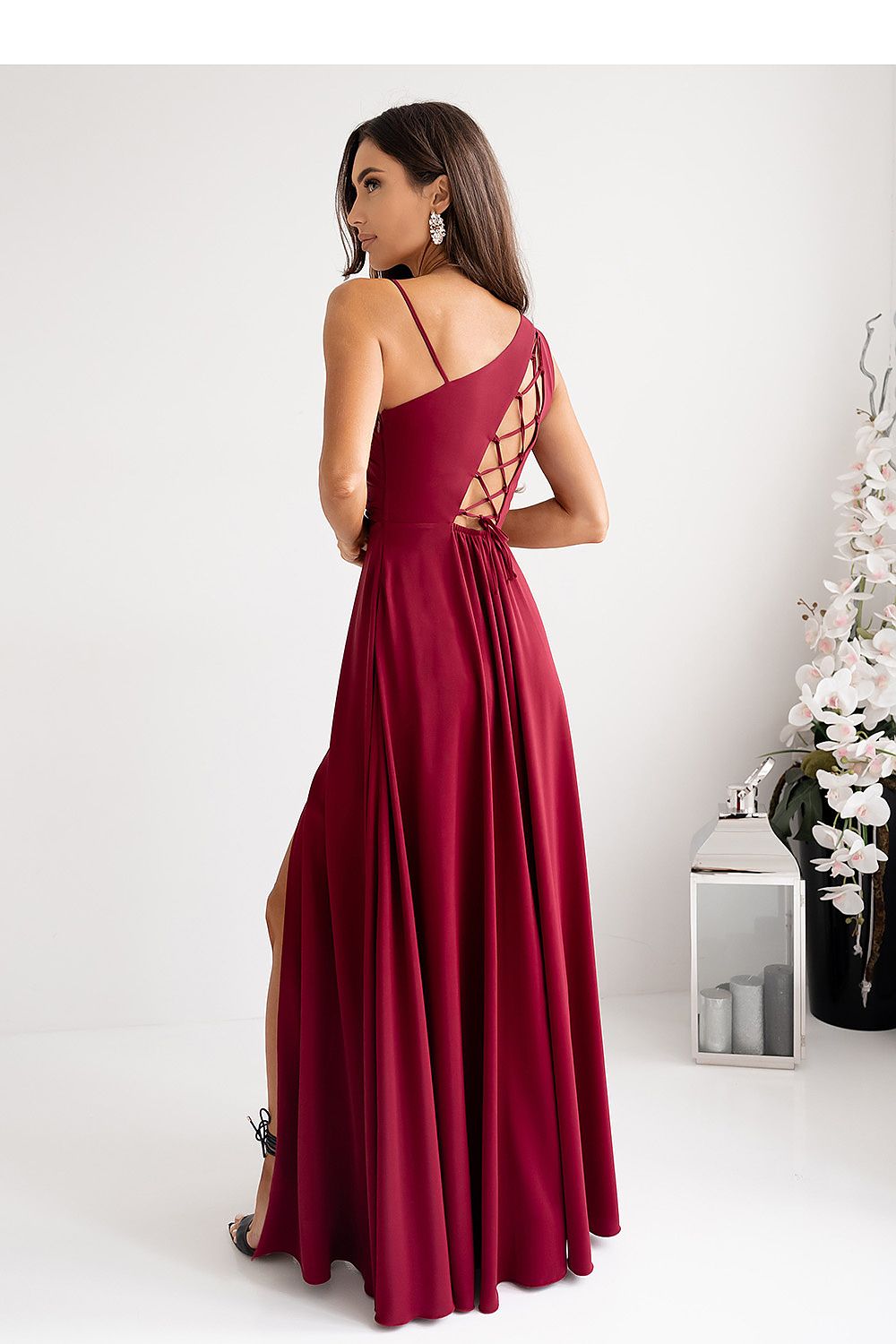  Sukienka Model Monako 001420. Bordo - With You 