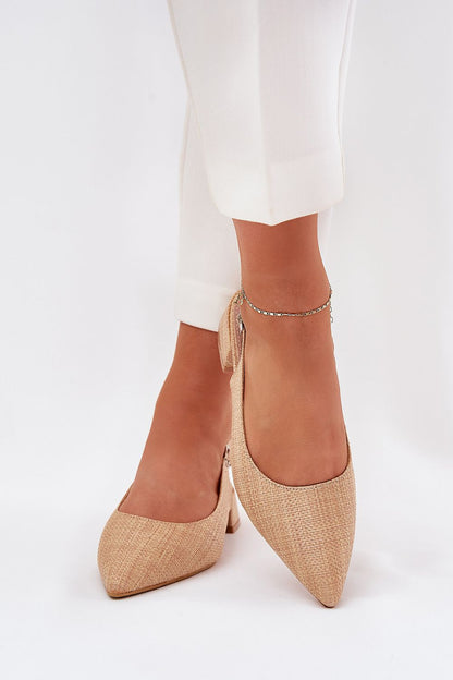  Sandały Model Jorela BF-19 Beige - Step in style 