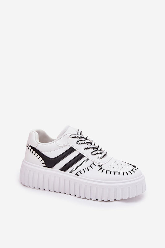   Buty Sportowe Model Ofenale B0-158 White/Black - Step in style 