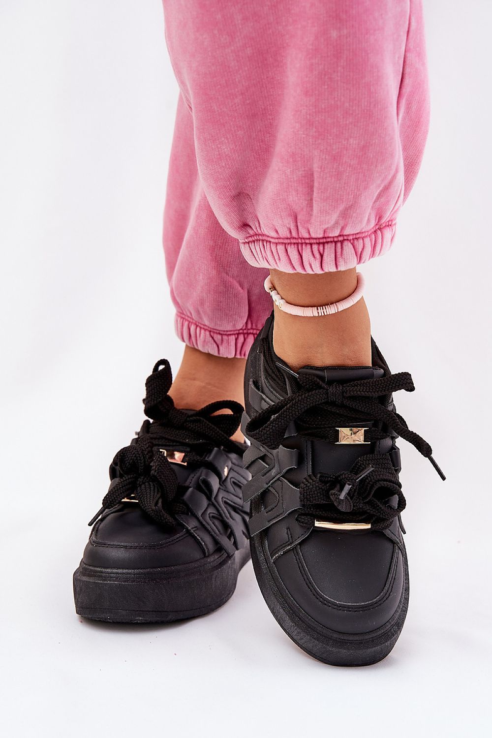   Buty Sportowe Model Penolle 8927 Black - Step in style 