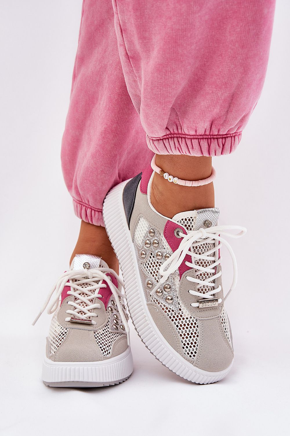   Buty Sportowe Model Ogalda YY-157 Grey - Step in style 